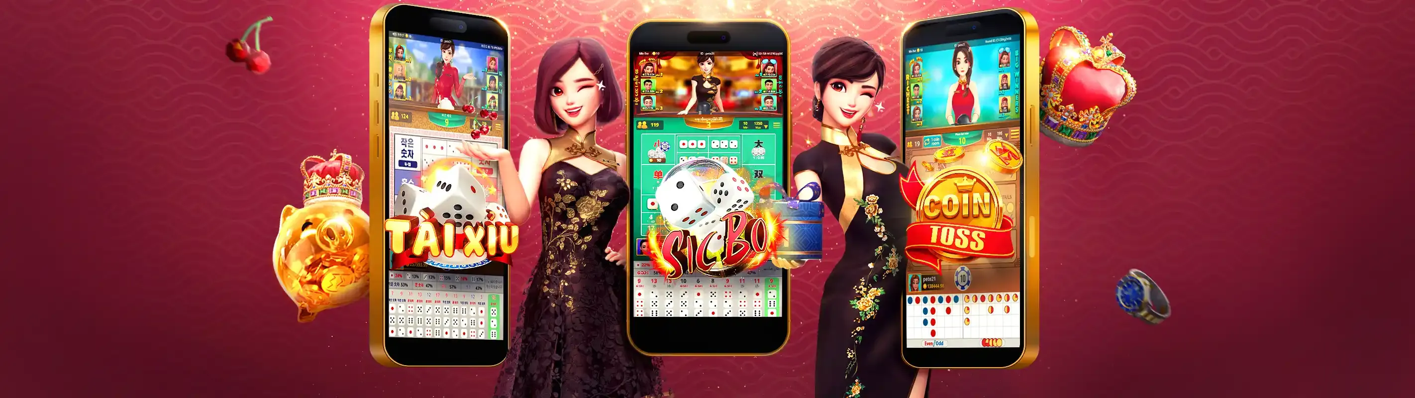 Sảnh Casino Trực Tuyến win555 với Dealer xinh đẹp và không khí sôi động
